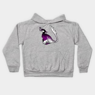 VelACEraptor Prideosaur - Pride Month Asexual Flag Dinosaur Kids Hoodie